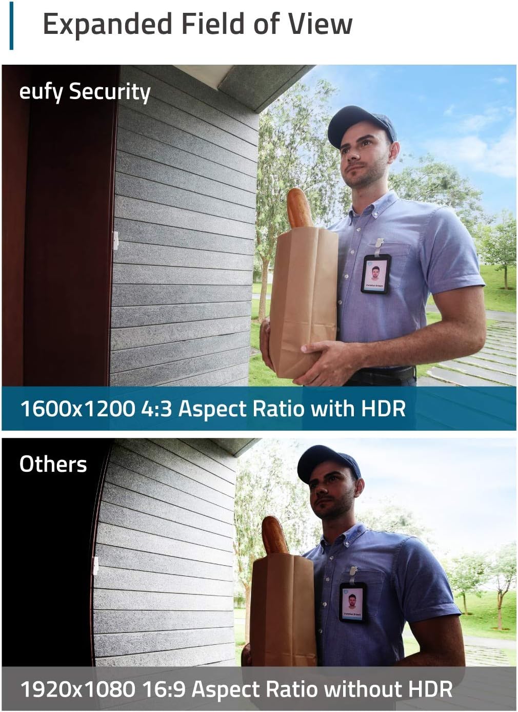 eufy Security, Wi-Fi Video Doorbell, HD 1080p-Grade, No Monthly Fee, Local Storage, Human Detection, Wireless Chime - Requires Existing Doorbell Wires and Installation Experience, 16-24 VAC, 30 VA