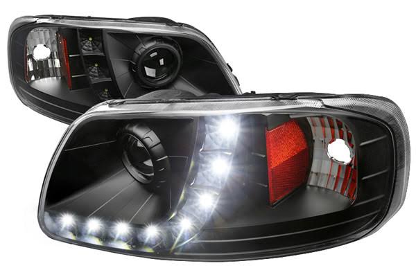 Spec-D Tuning Black Projector Headlights 97-03 Ford F150
