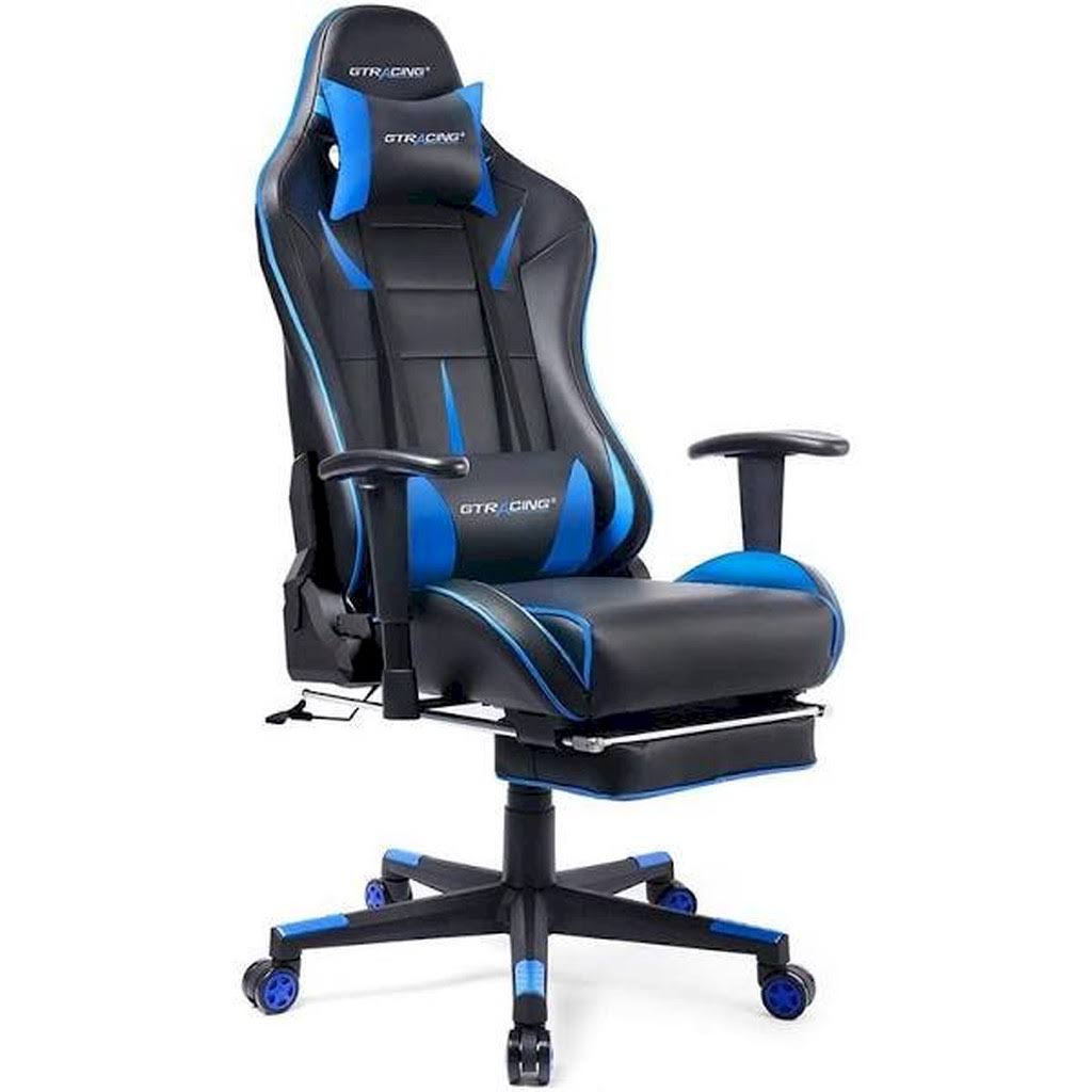 GTRACING PU Office Chair Racing Chair Backrest and Seat Height