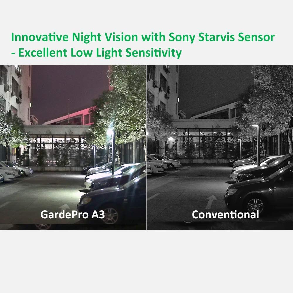 GardePro A3 Trail Camera 20MP 1080P, H.264 HD Video, Clear 100ft No Glow Infrared Night Vision, 0.1s Trigger Speed, 82ft Motion Detection, Waterproof Cam for Wildlife Deer Game Trail Pack of 2