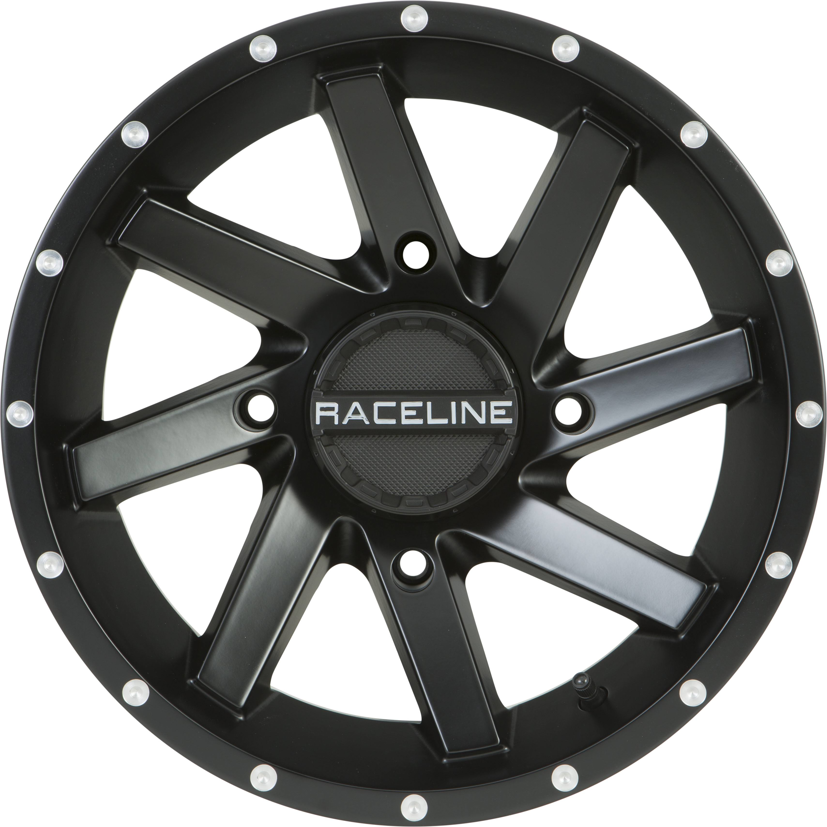 Raceline A82B-47015-52 Twist 14x7 Black 4x115 5+2