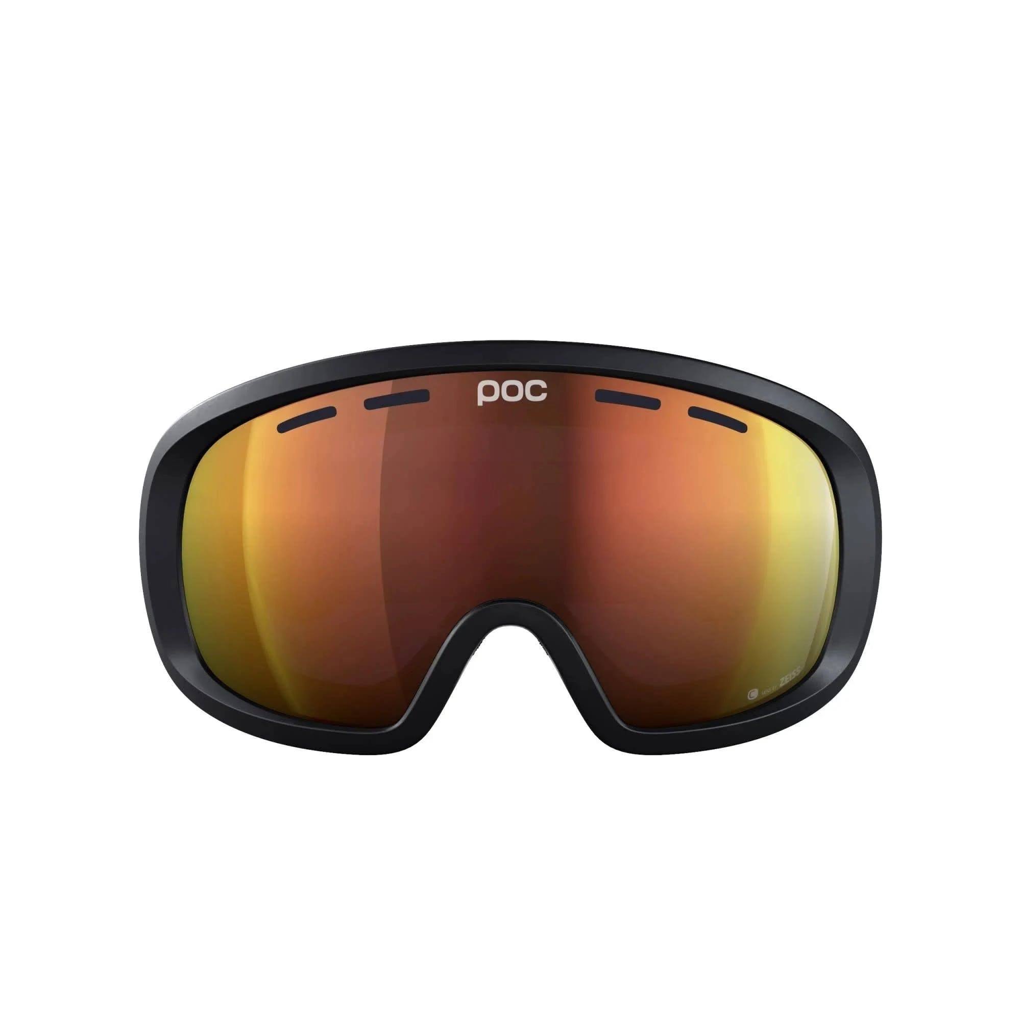 POC Fovea Mid Clarity (Uranium Black / Orange spektris)