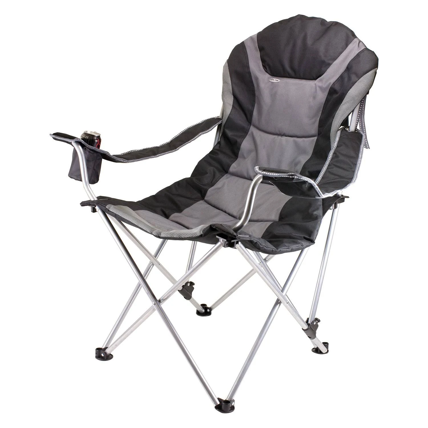 Black Oregon Ducks Reclining Camp Chair