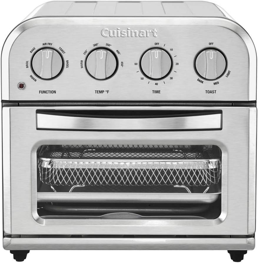 Cuisinart Convection Toaster Oven Airfryer, Compact, Silver