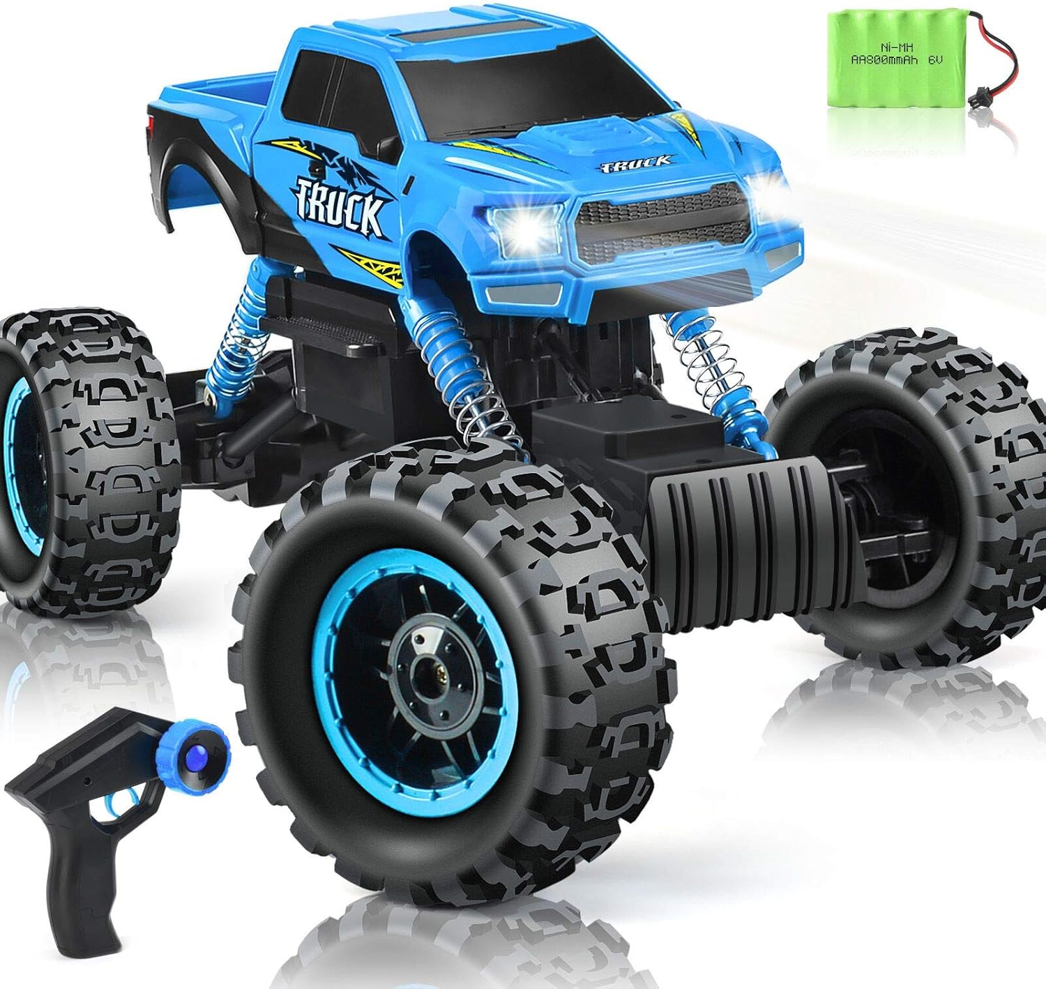 RC Car Newest 1/12 Scale Remote Control Car, 2.4Ghz Off Road RC Trucks with Rechargeable Battery Dual Motors Off Road RC Truck Play Electric Toy Car High Speed Racing Car for All Adults & Kids Pack of 2