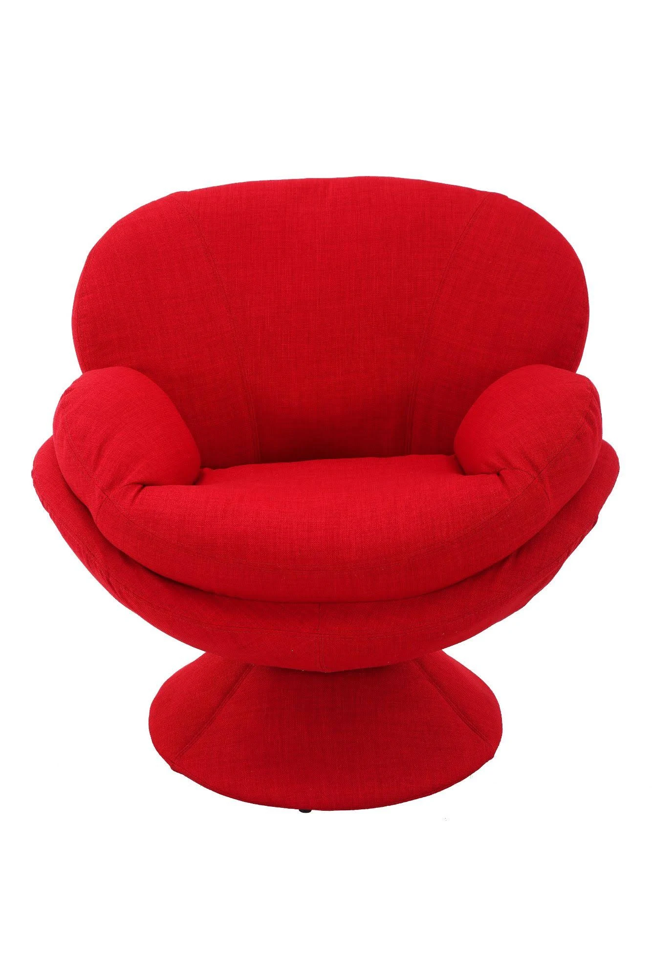 Relax-R Port Leisure Accent Chair in Red Fabric