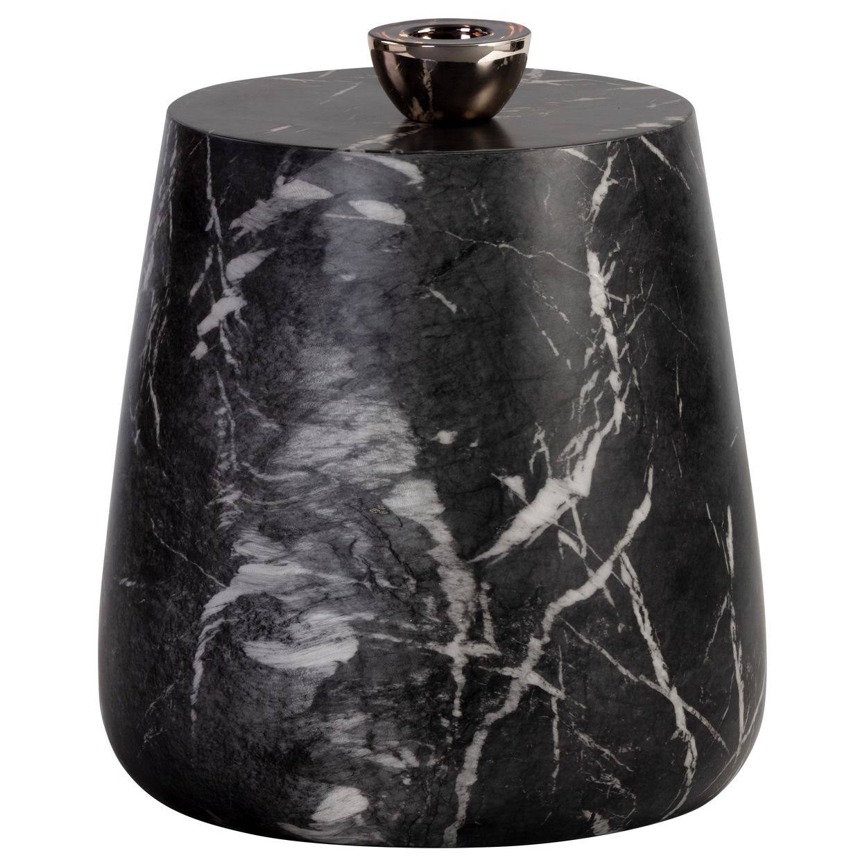 Sunpan Solterra Aries Side Table - Black