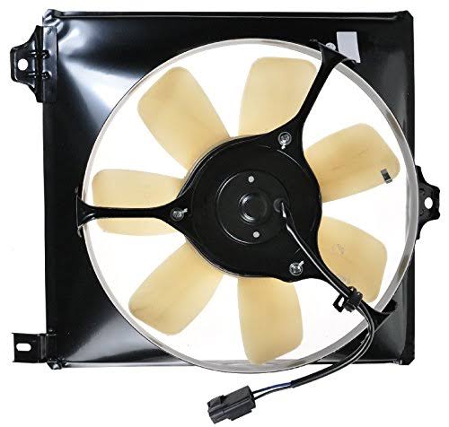 TRQ A/C AC Air Conditioner Condenser Cooling Fan for 96-00 Toyota RAV4