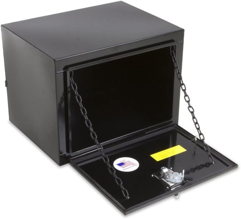 Lund Underbody Box Universal | Steel - Black | Dim A: 24; Dim B: 18.75; Dim C: 18