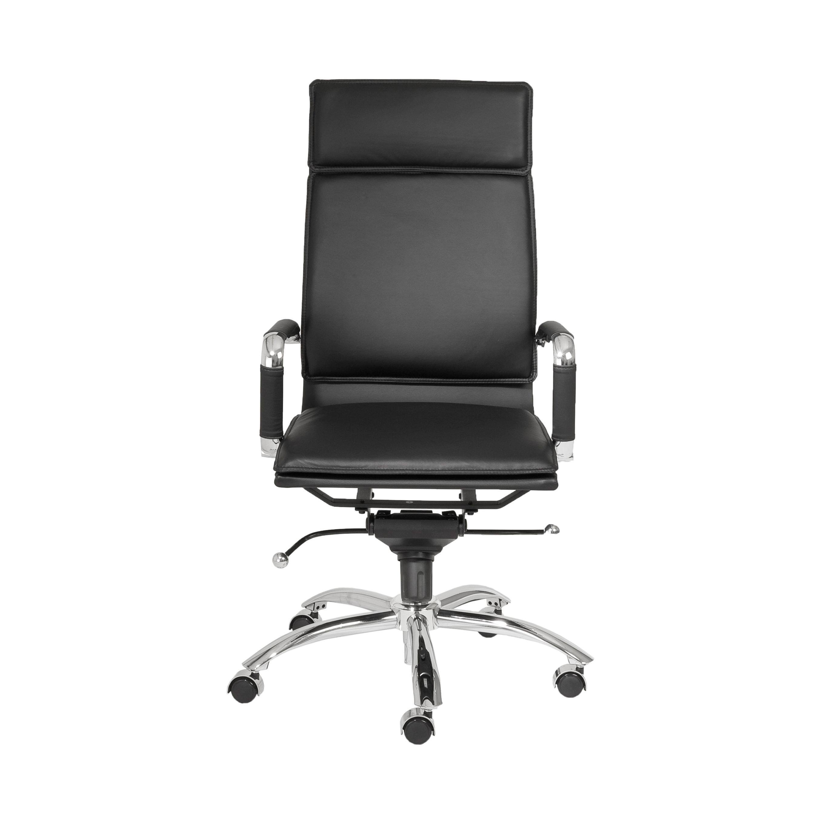 Euro Style Gunar Pro High Back Office Chair - Black