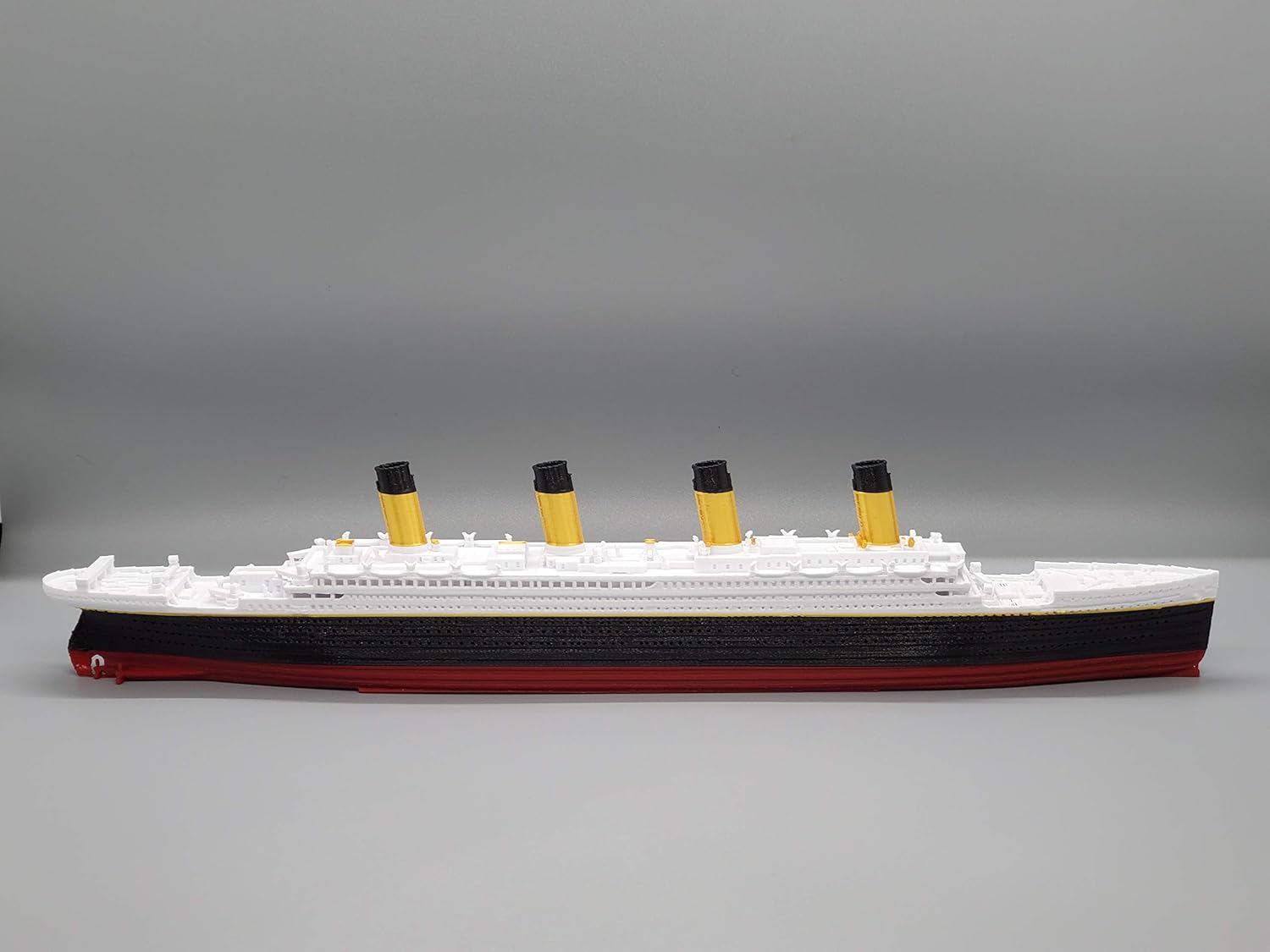 RMS Titanic Model - Highly Detailed Replica Historically Accurate No Assembly Required - 1 Foot in Length