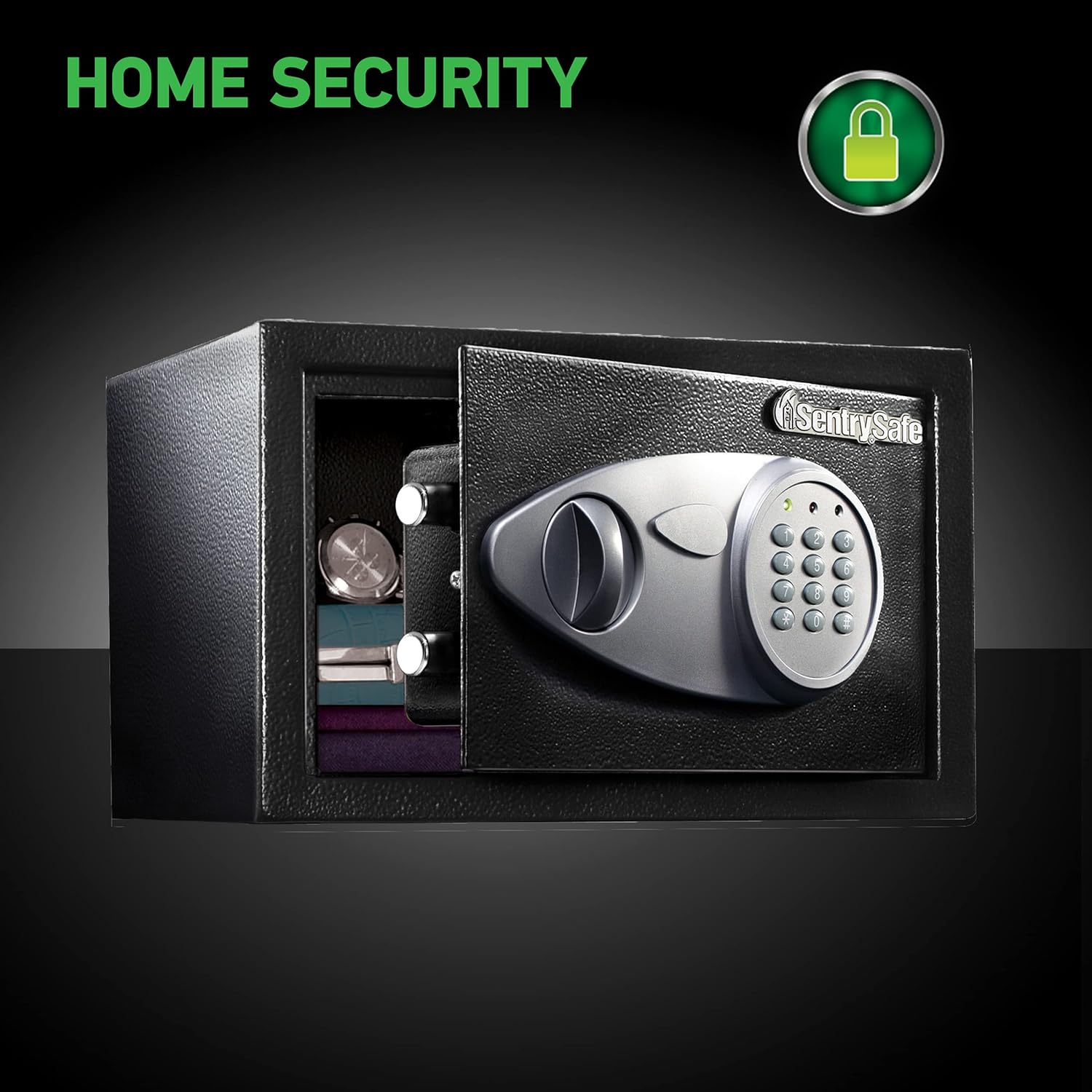 SentrySafe X055 Security Safe with Digital Keypad, 0.5 Cubic Feet (Medium), Black Pack of 2