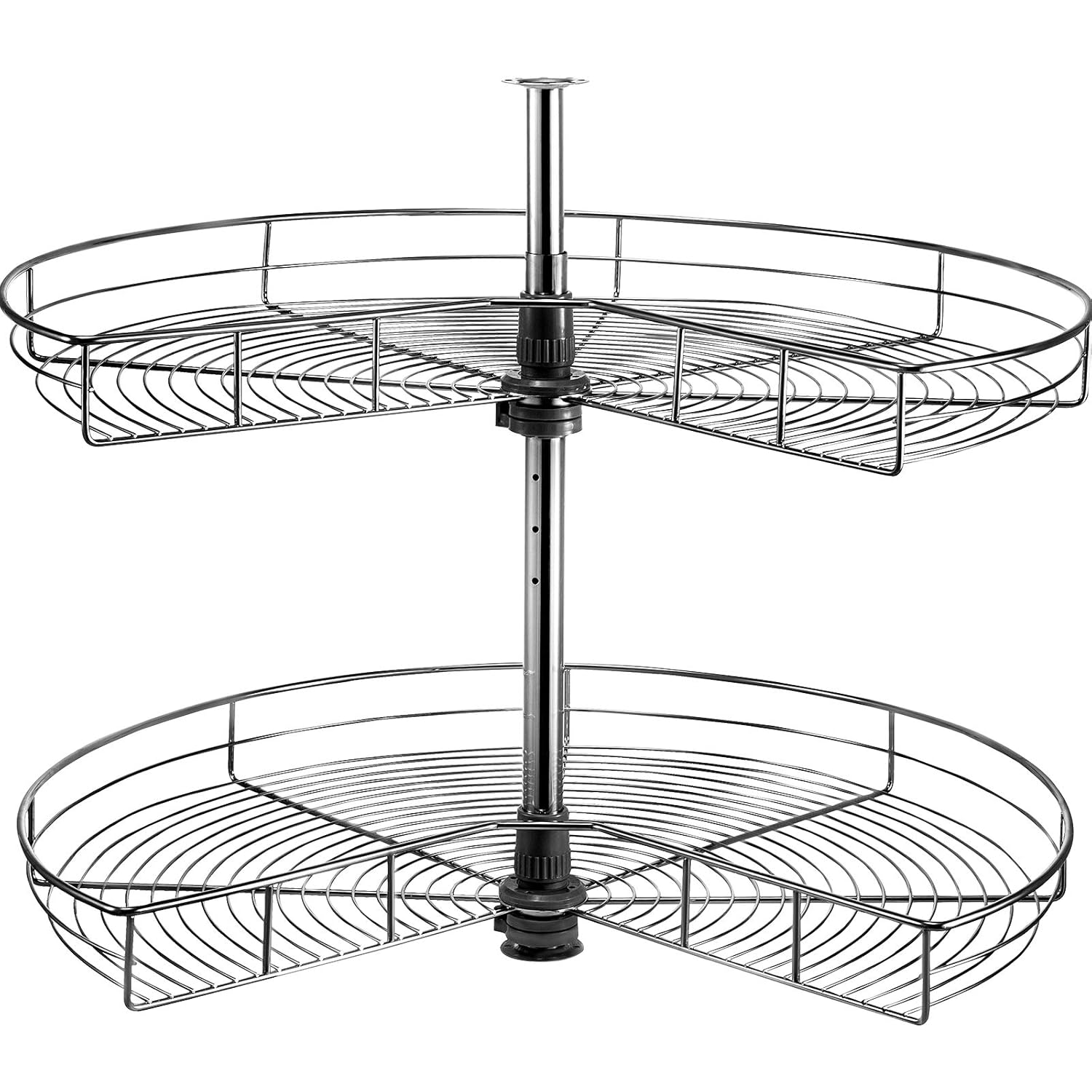 VEVOR Kidney Shaped Chrome Corner Organizer 28