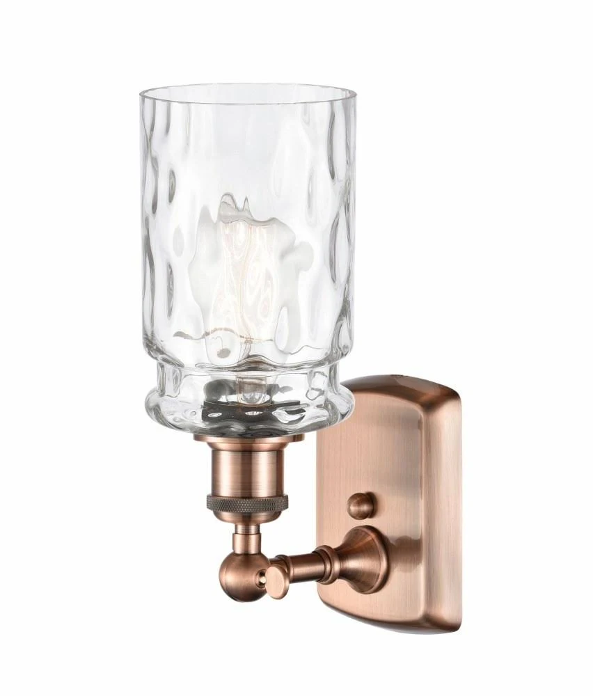 Innovations 516-1W-AC-G352-COR Antique Copper Candor 1 Light Sconce