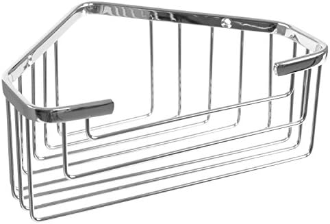 Gedy Gedy 2483 Wire Corner Shower Basket, Chrome Pack of 2