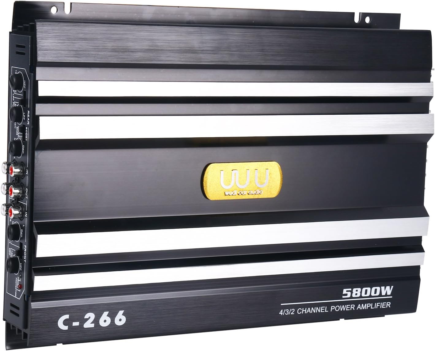 YaeCCC C-266 Car 4 Channel Power Amplifier Stereo Audio Super Bass Sub Woofer Amp 12V Pack of 2