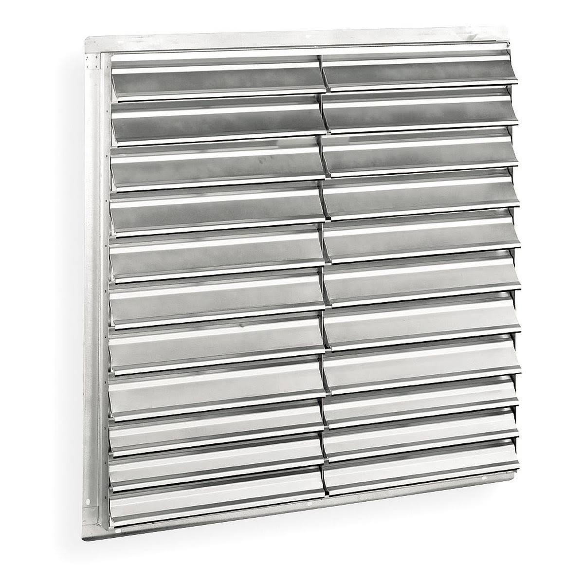 Dayton 3C116 60 in Backdraft Damper / Wall SHUTTER, 60-1/2 in x 60-1/2 in