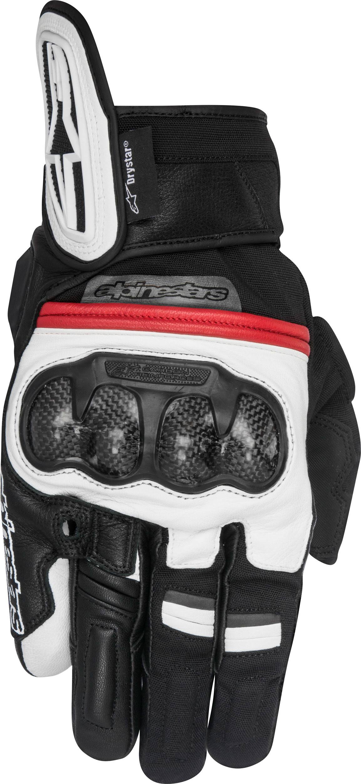 Alpinestars Rage Drystar Black White Red Gloves