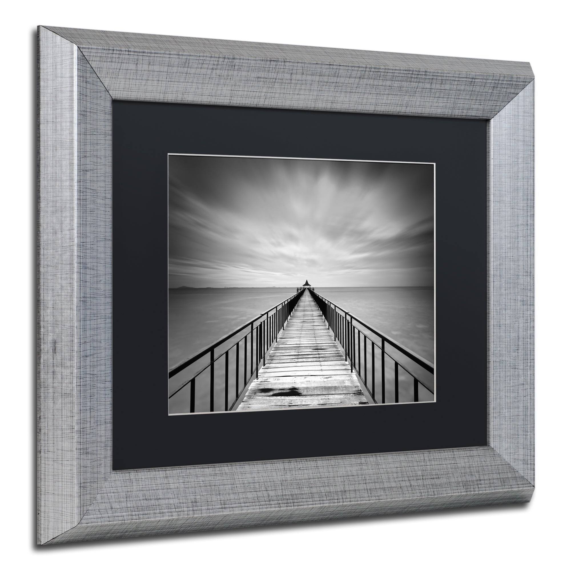 Trademark Fine Art Withstand by Michael De Guzman, Black Matte, Silver Frame 16x20-Inch