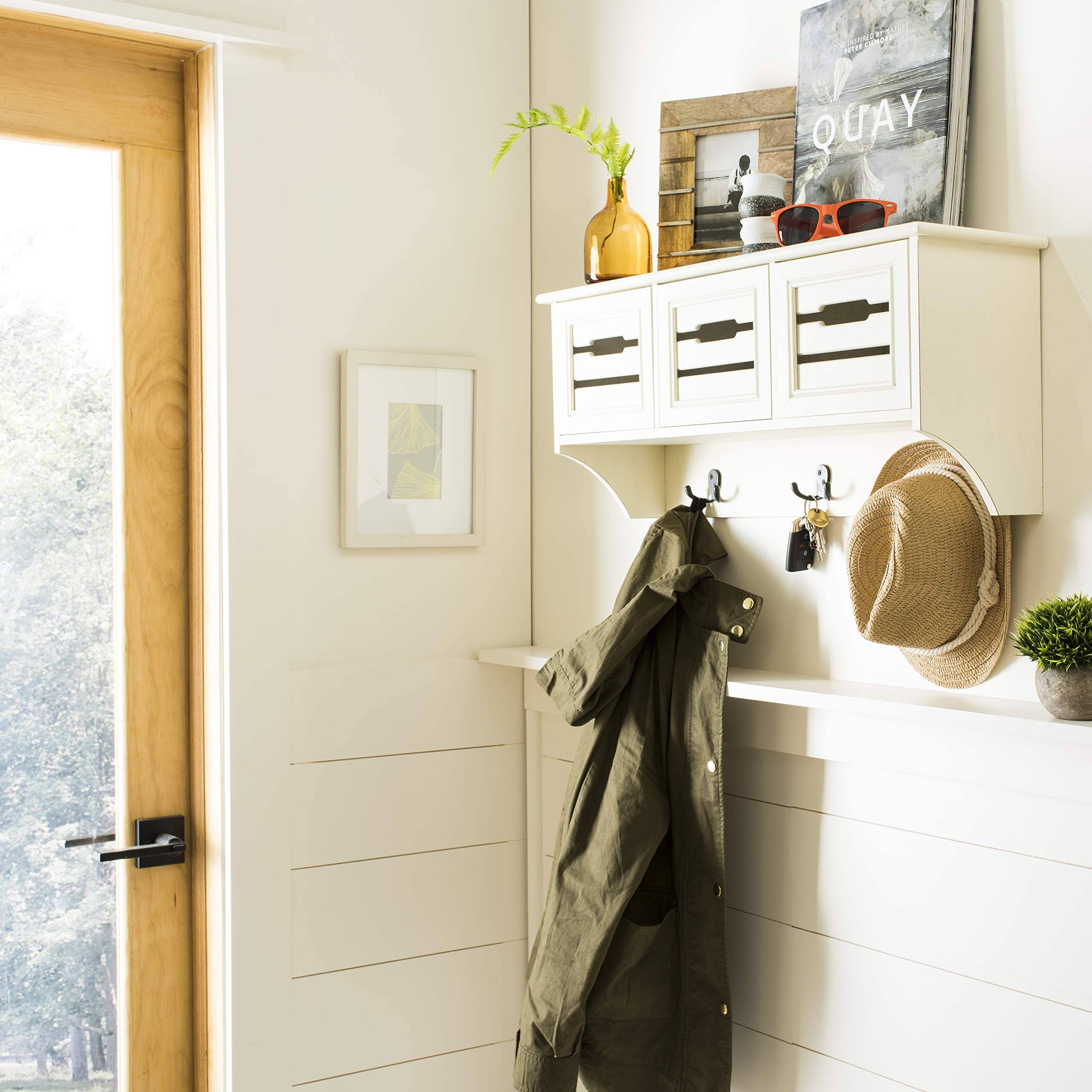 Safavieh Leon Hanging 3 Drawer Wall Rack - White