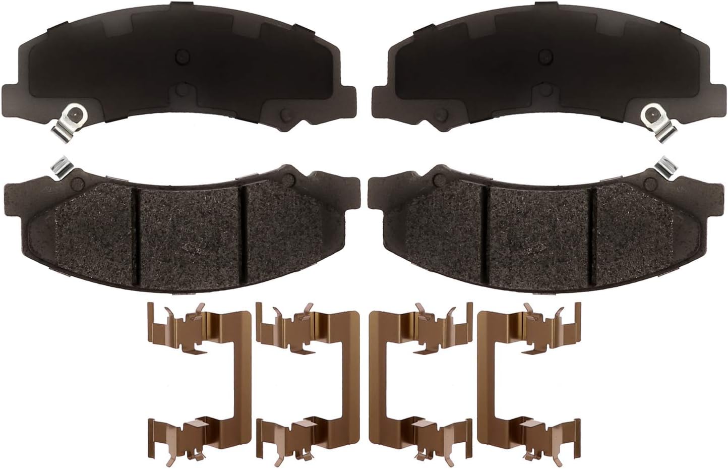 ACDelco Silver 14D1159CHF1 Ceramic Front Disc Brake Pad Set