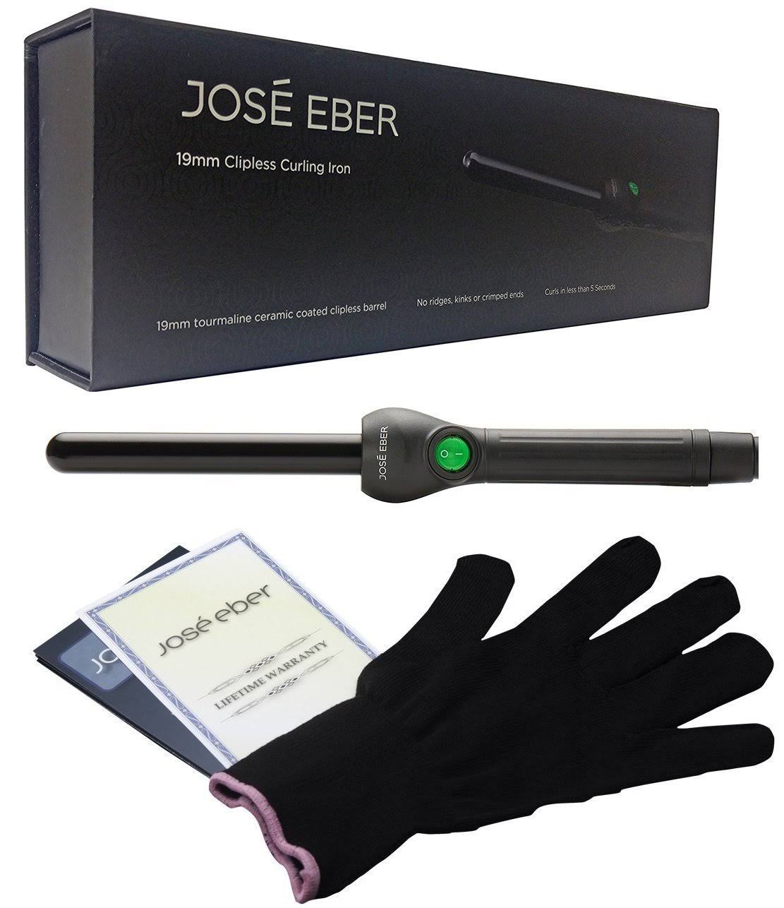 Jose Eber 19mm Clipless Black Curling Iron