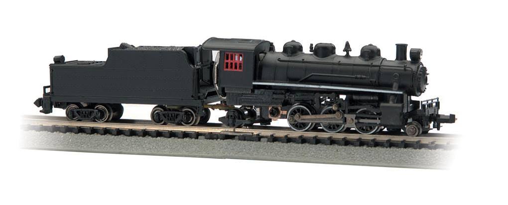 Bachmann 51598 N Painted u0026 Unlettered 2-6-2 Prairie Steam Locomotive u0026 Tender