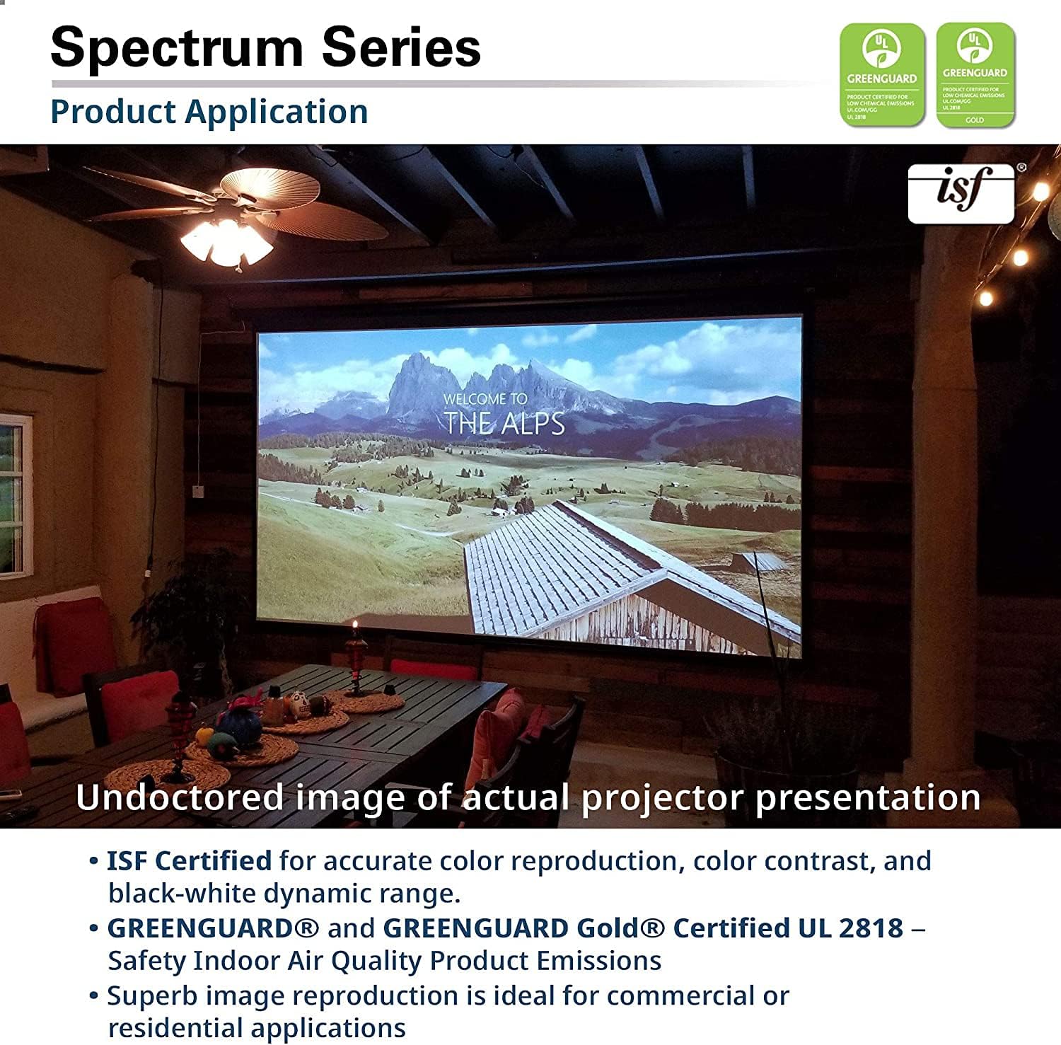 Elite Screens Spectrum Electric Motorized Projector Screen with Multi Aspect Ratio Function Size 100 inch Diag 16:9 to 95