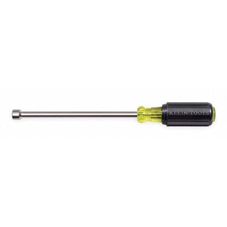 Klein 11/32 in Alloy Steel Nut Driver, Yellow with Black Grip - 646-11/32M