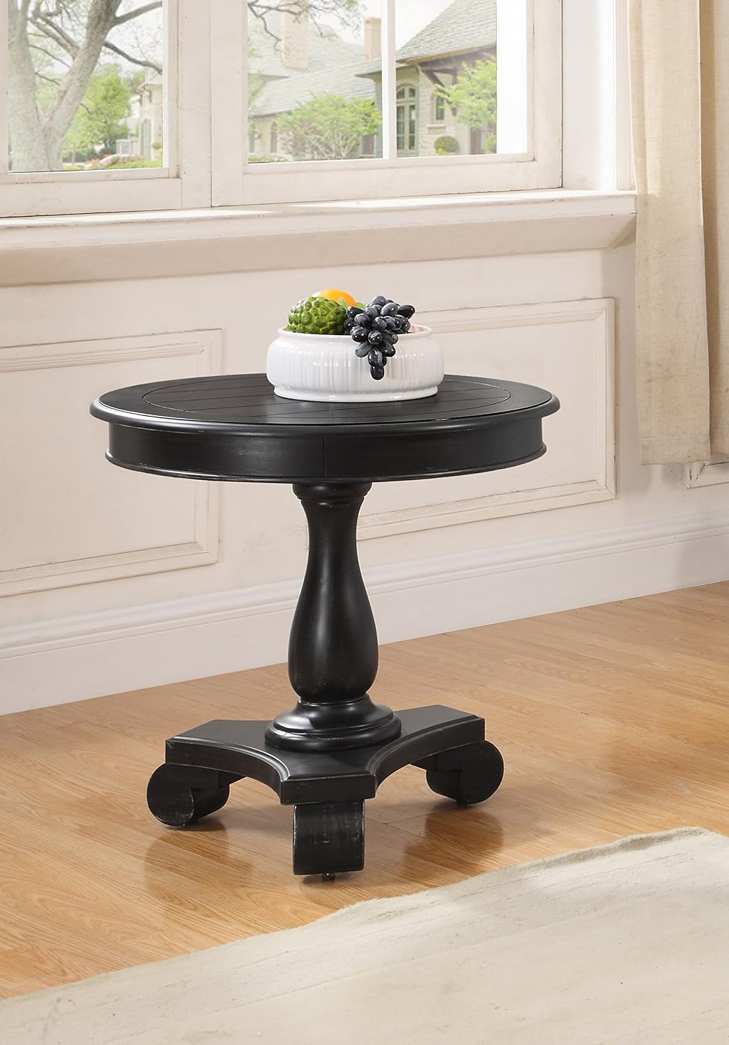 Best Master Furniture Accent Table, Black