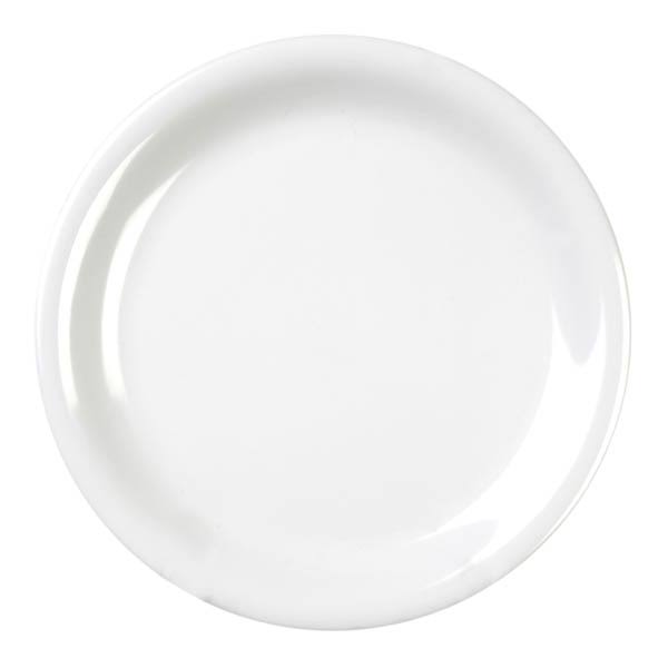 10 1/2x22 Narrow Rim Plate,Melamine,Pack of 6, 2 Packs