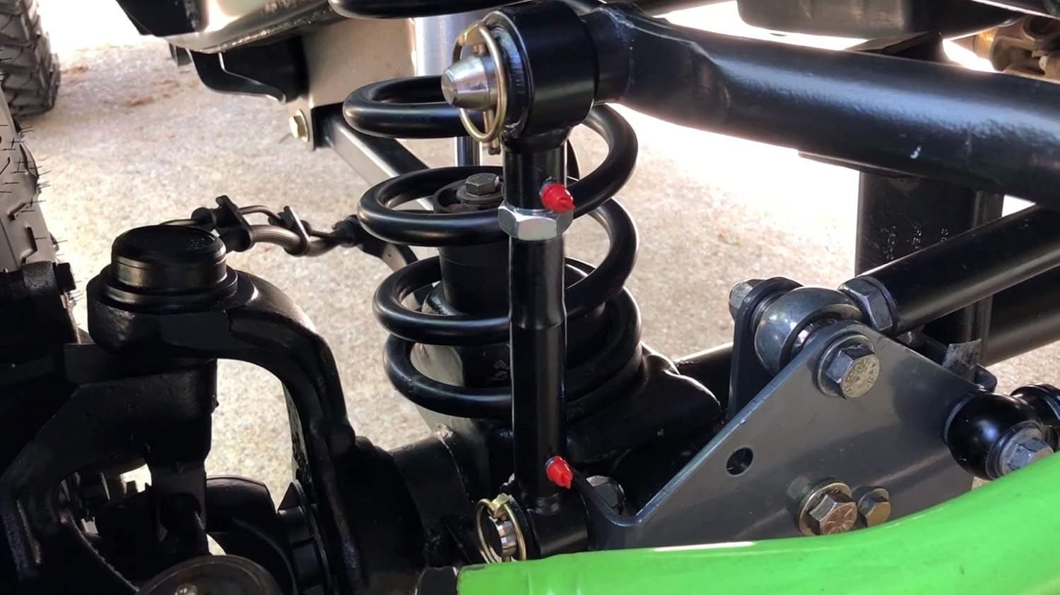 GOFARAUTO Front Swaybar Quicker Disconnect System Adjustable Replace for JKS #2034 compatible with Wrangler JK JKU (2007-2018),With 2.5