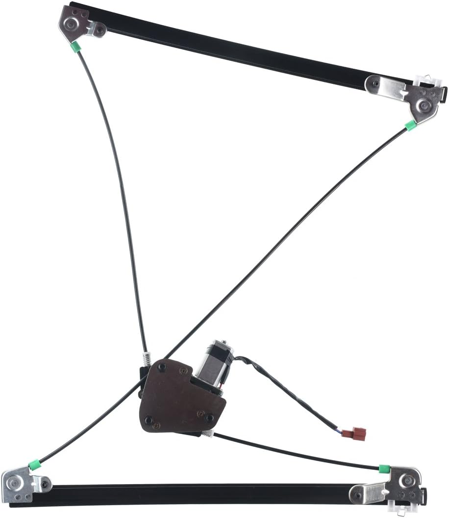 A-Premium Power Window Regulator and Motor Assembly Replacement for Town & Country Dodge Grand Caravan 1996-2000 Front Right Passenger Side Pack of 2