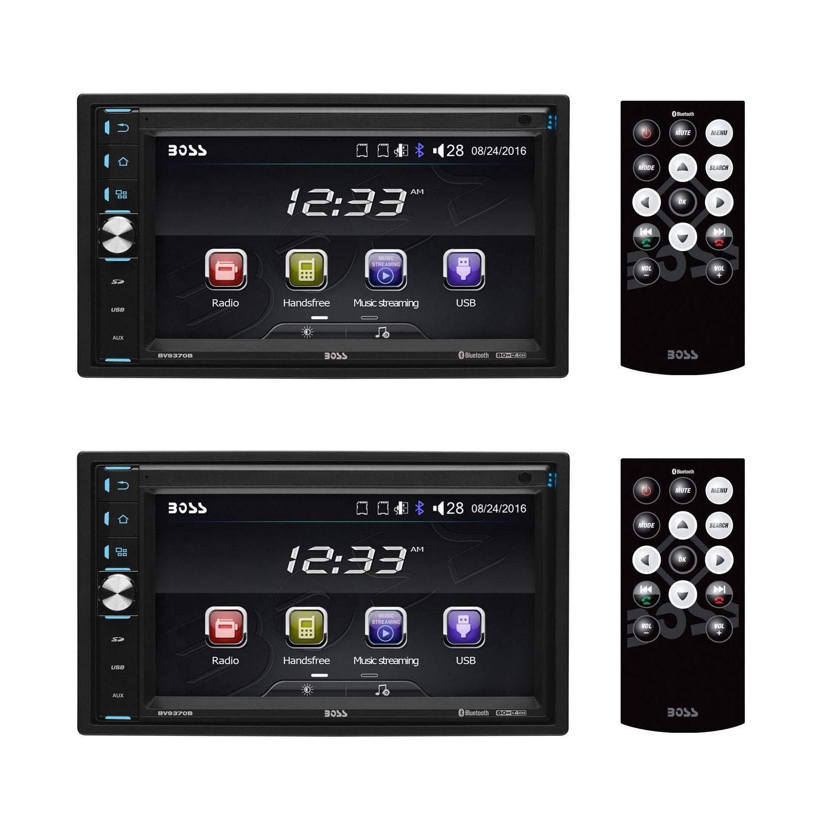 Boss Double-DIN 320W 6.5x22 Touchscreen Bluetooth Car Multimedia Player (2 Pack)