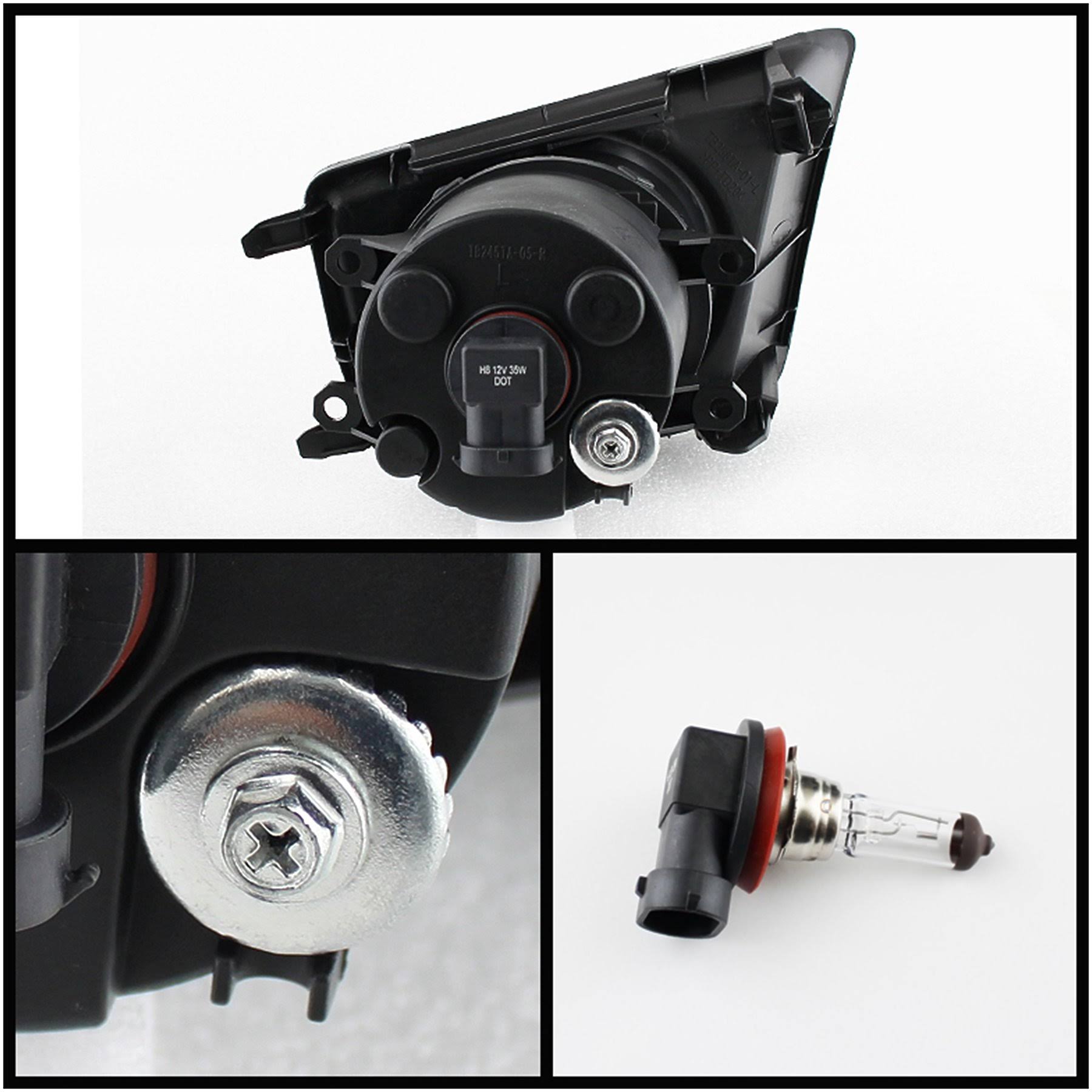 2012-2015 Toyota Tacoma Spyder OEM Fog Lights Clear 5075116