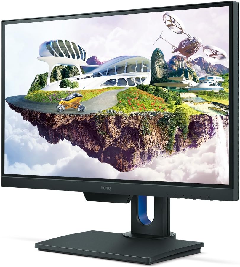BenQ PD2500Q 25 inch QHD 1440p IPS Monitor | 100% sRGB |AQCOLOR Technology for Accurate Reproduction for Professionals, Black, 25-inch (WQHD, Factory-calibrated)