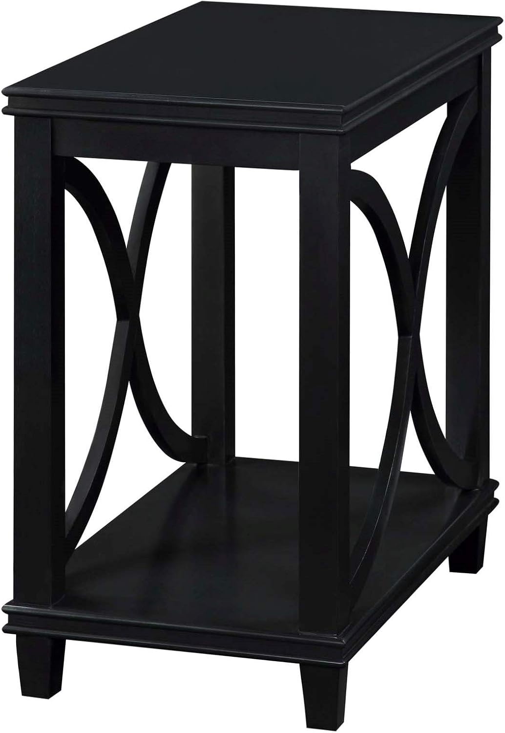 Convenience Concepts Florence Chairside Table, Black