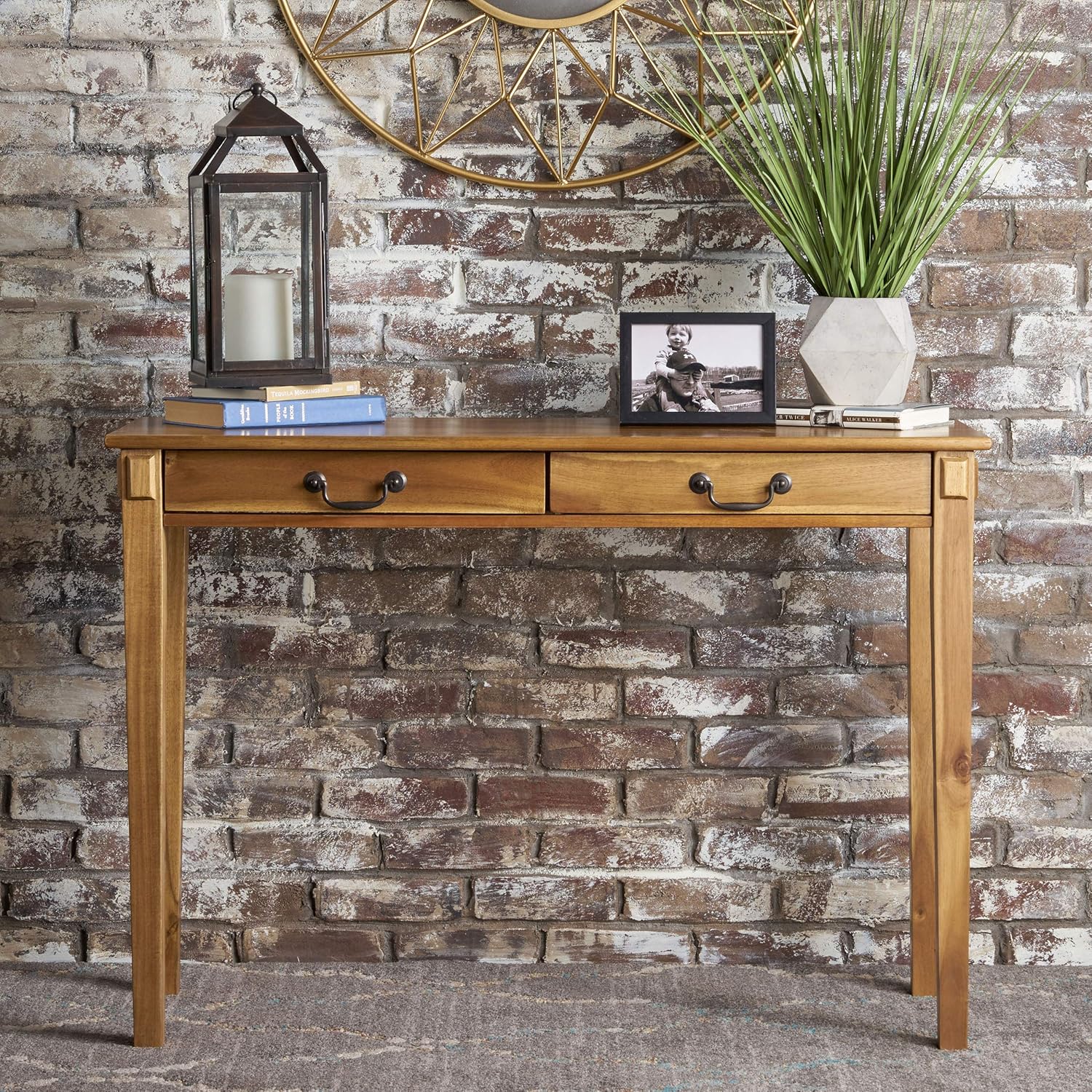 Christopher Knight Home Celia Classic Acacia Wood Console Table, Natural Stained