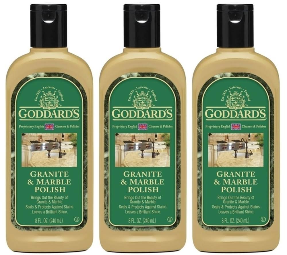 Granite u0026 Marble Polish Cleaner Brand New Goddards 8 oz Bottle Pack of 6