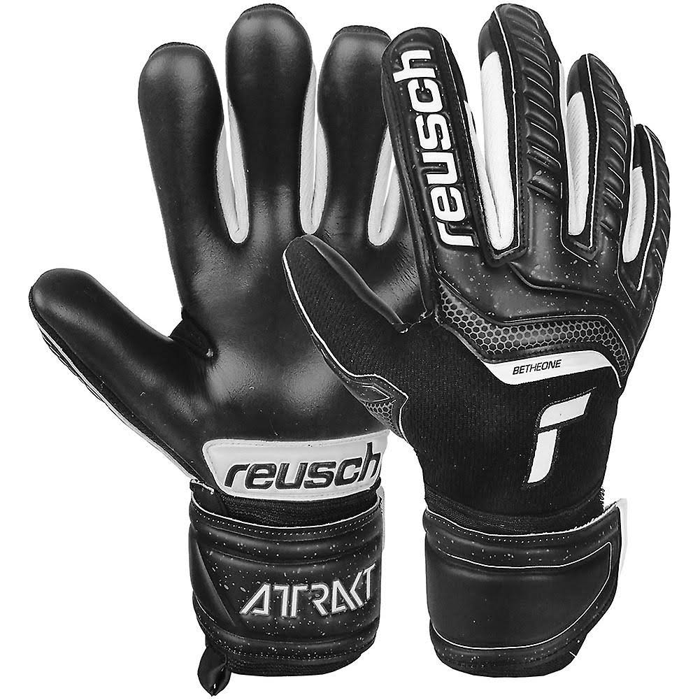 Reusch Attrakt Infinity Junior Goalkeeper Gloves Black 4