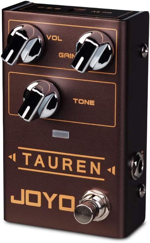 JOYO Tauren R-01 R Series High Gain Overdrive Pedal Clean Boost to Distortion for Electric Guitar Effect (R-01) Pack of 2