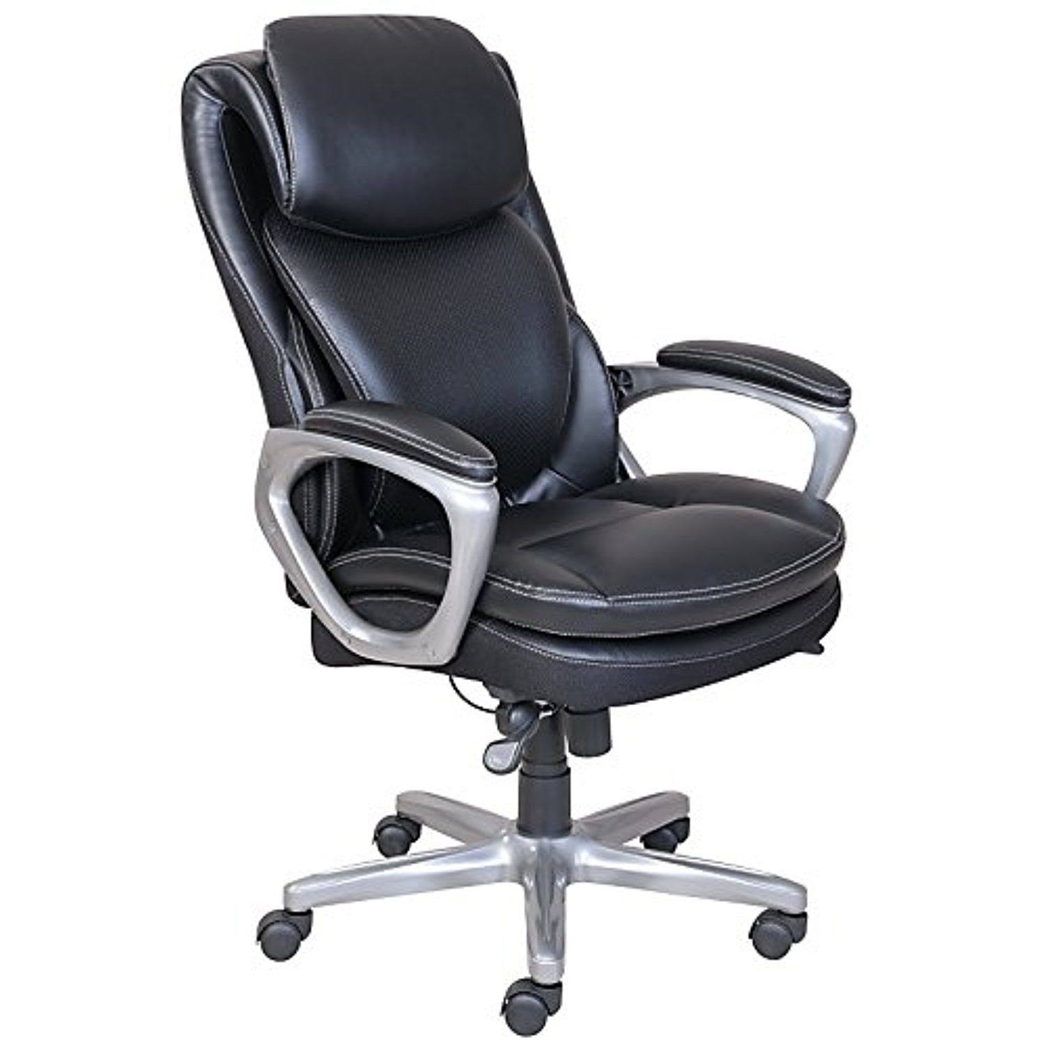 Serta Smart Layers Air Arlington Executive Chair Black Pewter