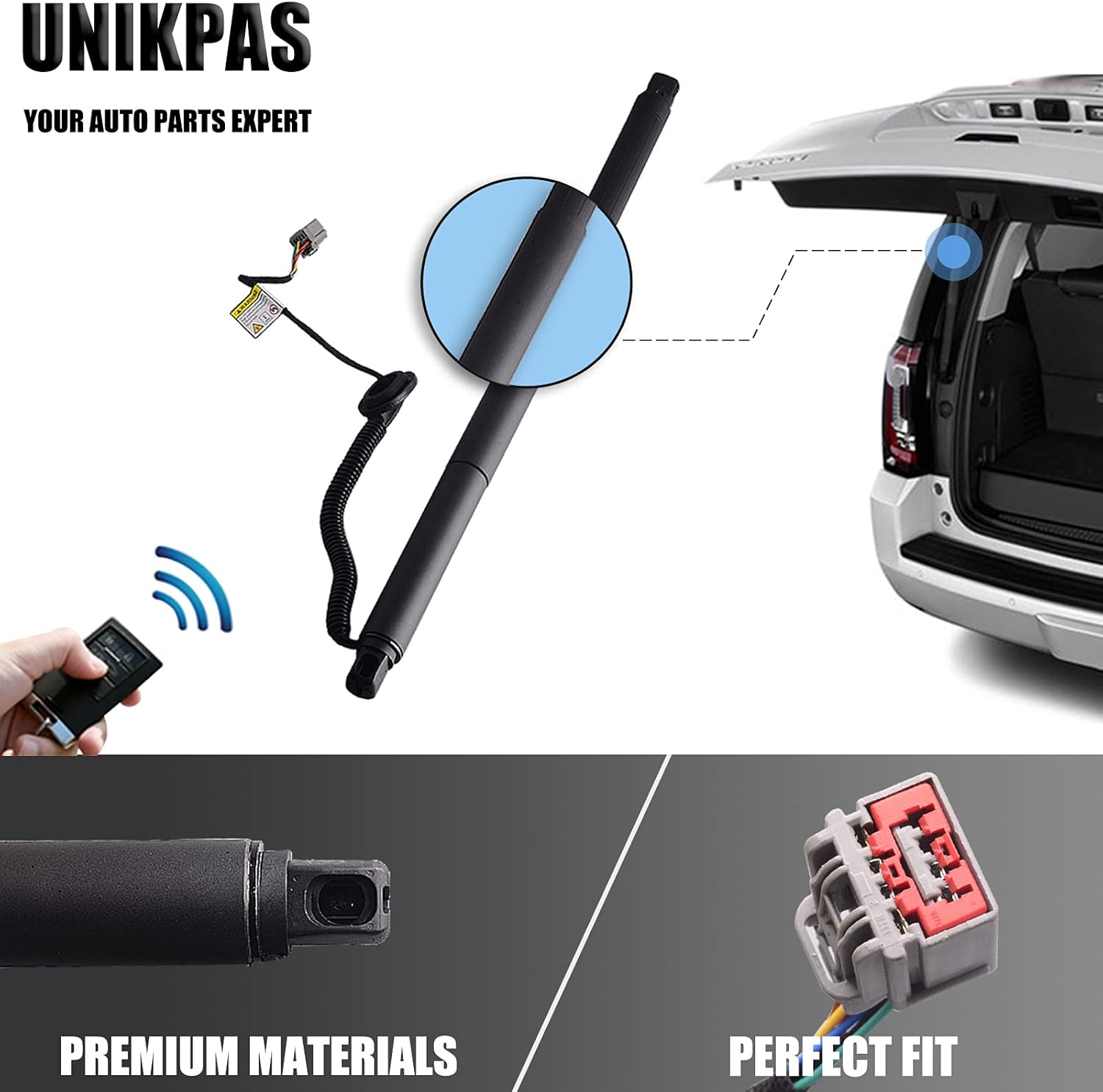 Unikpas Liftgate Power lift Support Rear Left Electric Tailgate Strut Replacement Compatible for Chevrolet Suburban 2015-2019 GMC Yukon 2015-2019 Cadillac Esclade 2015-2019 Replace 84306929