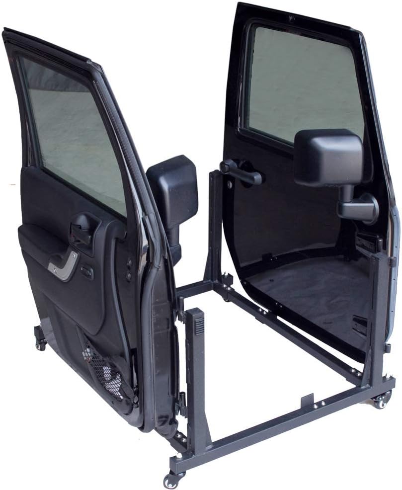 YZONA Removable Door Storage Bracket Jeep Door Hangers for Jeep Wrangler 2007-2021 JK JKU JL and Gladiator JT