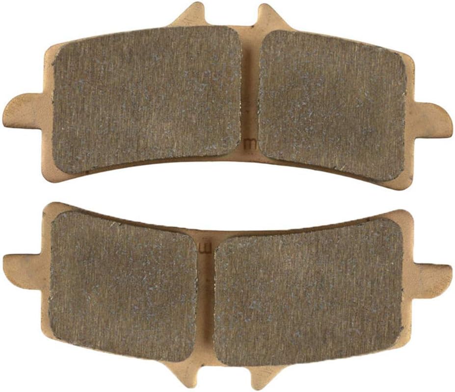 AHL Sintered Front & Rear Brake Pads Set for Suzuki GSXR600 L (Brembo Caliper) 2011-2015 GSXR750 L (Brembo Caliper) 2011-2015 GSXR1000 L (Brembo Caliper) 2012-2015 Pack of 2