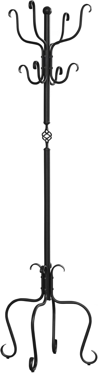 Monarch Traditional Hammered Metal Coat Rack, 74