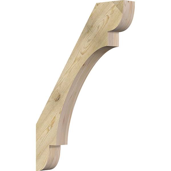 4x22W x 28x22D x 40x22H Olympic Rough Sawn Brace, Douglas Fir