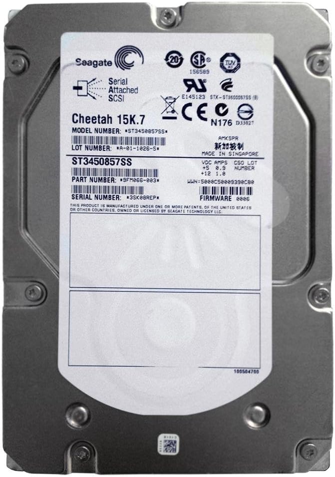 Seagate Cheetah 15K.7 ST3450857SS 450 GB Internal Hard Drive Pack of 2