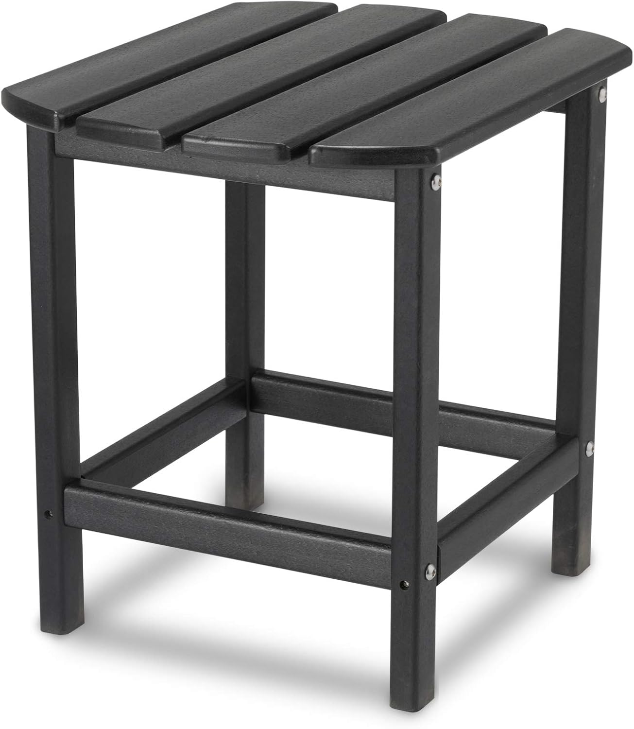 TRYZS Patio Adirondack Side Table, Outdoor Rectangular End Table 19&rdquo; x 15&rdquo;x 18&rdquo;, All-Weather Material, Water Proof, Perfect for Beach, Garden, Deck, Lawn Use, Slate Grey