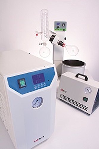 LabTech EV400 Rotary Evaporator with Motorized Lift, Water Chiller H50-500 and Vacuum Pump VP18Plus- Complete Package
